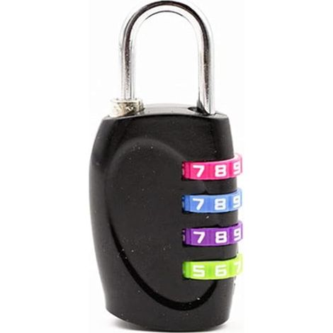 Mini cadenas à combinaison à 4 chiffres pour valises, école, salle de sport, boîte à outils (1/5)