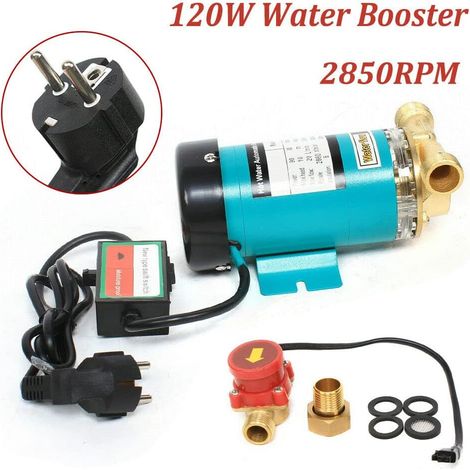 Bomba de aumento de presión, bomba de circulación 120 W 25 L, bomba de agua caliente, bomba de agua 220 V, grupo de agua doméstico, bomba automática de aumento de presión, bomba de alta presión para e