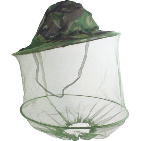 CAPPELLO CON RETINA PER PROTEZIONE DA INSETTI, ZANZARE, API (1/5)