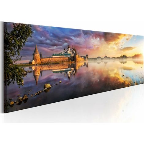 Tableau monastère solovetsky, russie - 150 x 50 cm (1/4)