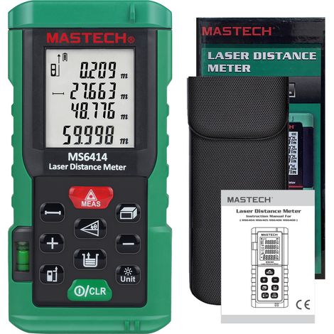Laser-Entfernungsmesser, Infrarot-Messgerät, Messraum, elektronisches Lineal, 40 Meter, Handgerät (1/4)