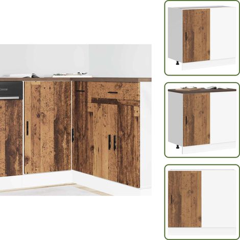 Meuble bas du lavabo vieux bois bois d'ingénierie - Meuble Bas Du Lavabo - Meubles Bas Du Lavabo - Meuble Bas De Cuisine - Meuble Bas Du Lavabo Pour Cuisine (1/5)