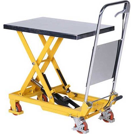 Tavola elevatrice manuale - Tavola idraulica 900 mm - Carico 500 kg - Officina - Logistica - Industria - Made in Europe - 1860051050