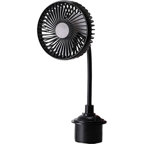 Ventilateur Porte-gobelet Col Cygne USB 5V – Réglable 3 Vitesses (1/5)