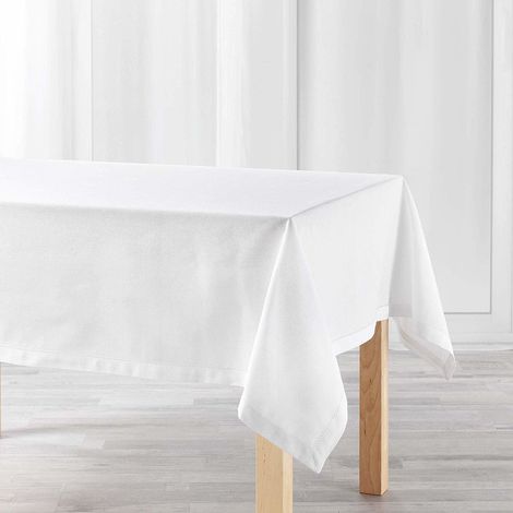 Tischdecke CHARLINE, rechteckig, 140 x 240 cm, weiß