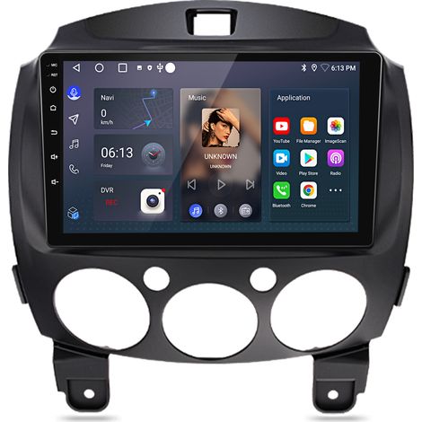 Autoradio JUNSUN Pour Mazda 2 2007-2014 Android 14 CarPlay 2+64GB (1/5)