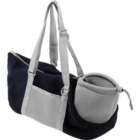 1 Sac Transport pour Chien Chat, Nylon Maille Respirant, 50x20.5x19.5cm, Petit Animal Voyage (1/5)