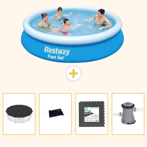 Bestway Bestway Fast Set Ronde - 366x76 cm - 5-pièces S21 (1/5)