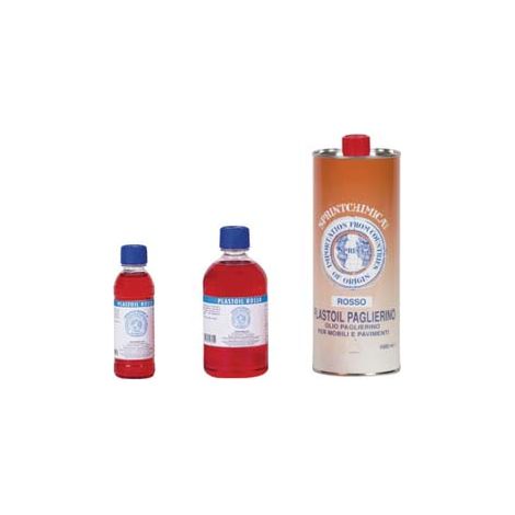 OLIO PAGLIERINO ROSSO PER MOBILI- - lt.0,5 colore rosso - in flacone - 12 pezzi
