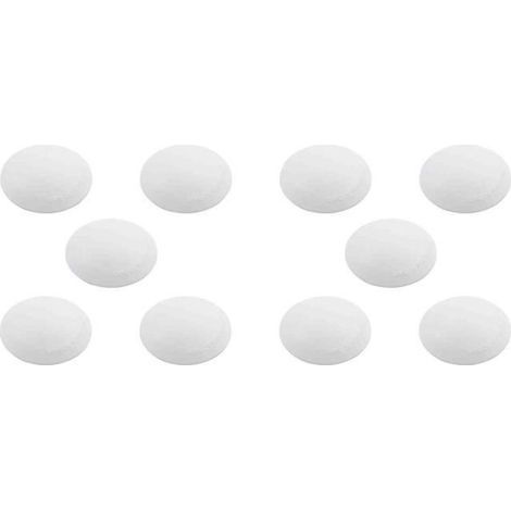 HONORNIC - Butées de porte - Auto-adhésives - Blanc - Lot de 10