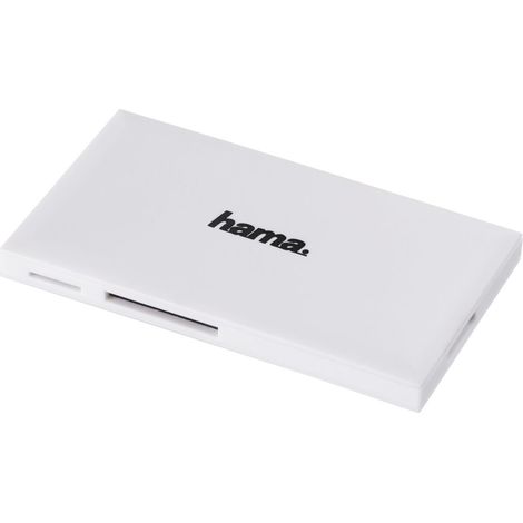 Hama  Lector universal de tarjeta SD, micro SD, conexión USB 3.0, Color Blanco. (1/2)