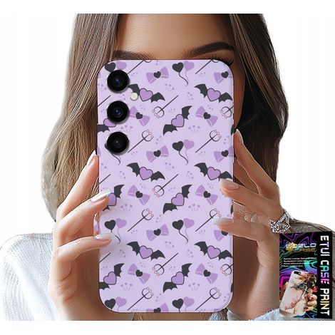 Custodia per Samsung Galaxy A15 4G - motivi alla moda forchetta cuori fiocchi fiocco (1/5)