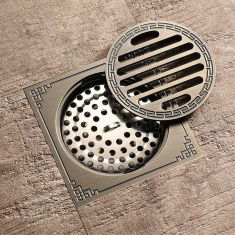 High-performance bronze drain plug, anti-odor, anti-insect and anti-backflow for bathrooms and toilets (1/4)