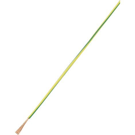 TRU COMPONENTS 1564477 Litze LiY 1 x 1 mm² Grün, Gelb 10 m