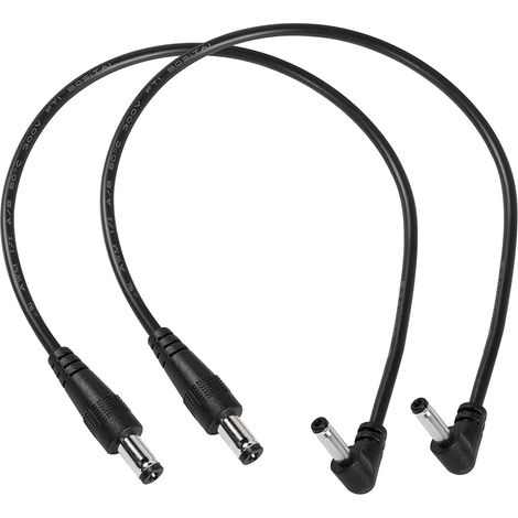 Câble d'alimentation de Conversion DC 2PCS 12V DC5.5x2.1mm vers DC3.5x1.5mm mâle vers mâle Câble d'extension (1/5)