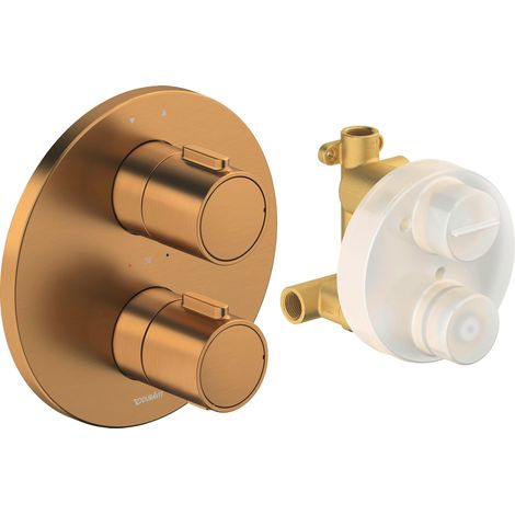 Duravit Thermostatarmaturen Thermostat Unterputzmodell Set, runde