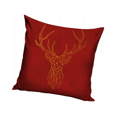 FEDERA PER CUSCINO 40x40 cm, regalo di Natale con renna W05E