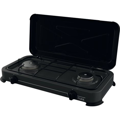 INCASA Réchaud à Gaz d'extérieur 2 Feux Camping-car