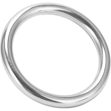 Anneaux en acier inoxydable 10mm pour équipement nautique, hamac ou accessoires yoga - 10x70mm