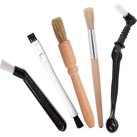 Ensemble de brosses à café, brosse à expresso, brosse de nettoyage en bois pour moulin à café et brosse à expresso (haoyi) (1/4)
