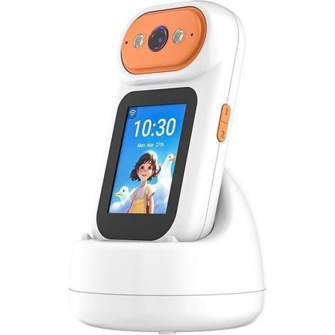 Détection de Mouvement pour WiFi à 360 ° avec Vision Nocturne, Appel Vidéo et Prise UE Audio Bidirectionnelle (1/5)
