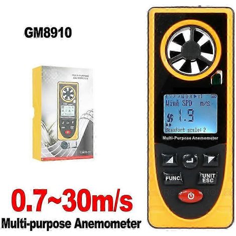 Anémomètre multifonctionnel GM8910 2025 (1/2)