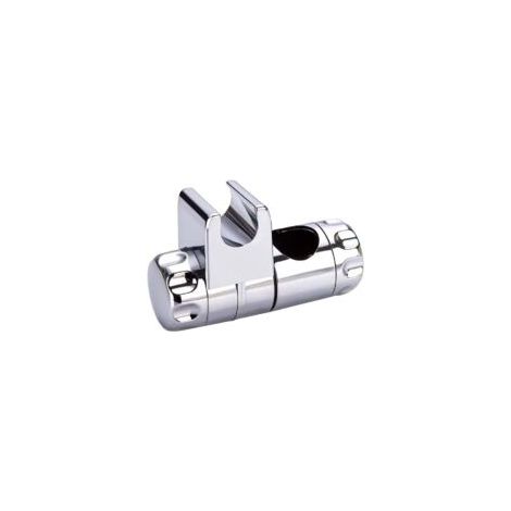 Soporte para cabezal de ducha, soporte impermeable y regulable en altura, para cabezal de ducha, soporte reemplazable, cabezal de ducha de 25 mm de diámetro, ABS cromado - Crezuo (1/4)