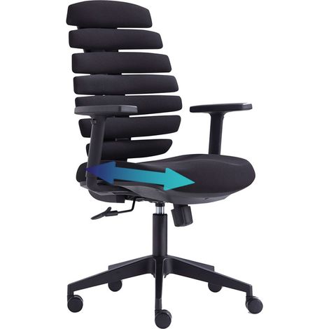 Silla de oficina Flex con asiento regulable en profundidad - NEN-EN 1335 (1/5)
