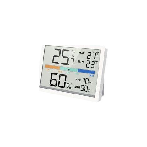 Lowell Termometro Ambiente Con Igrometro JD 9041N Justaminute Nero