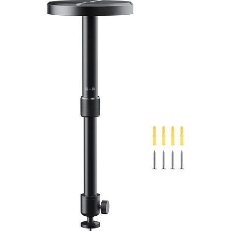 Support Plafond pour projecteur, Rotatif à 360° et inclinable à 90° Réglable de 9 à 15", vis 6,35 mm, compatible avec la plupart des projecteurs, dont et. (1/5)