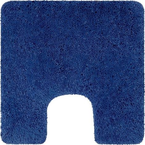 Alfombra de baño de microfibra HIGHLAND 55x55cm azul marino Spirella (1/5)