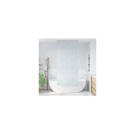 Store de douche 80 x 240 cm à motif bulles Crezuo (1/4)