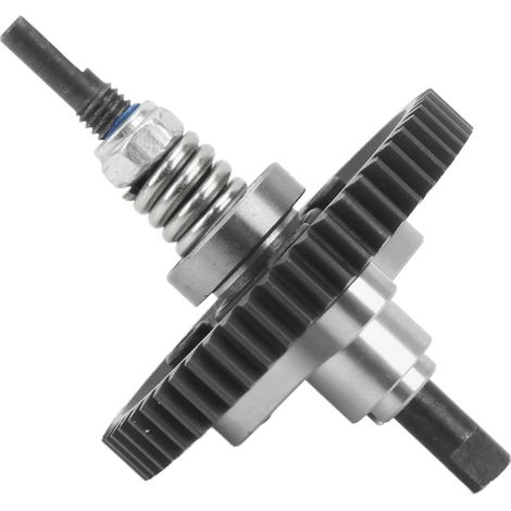 Komplette Rutschkupplung mit 54T-Stirnrad, Aluminium- und Stahldifferential (silber) für Traxxas Slash 1/10 ferngesteuertes Auto (1/5)