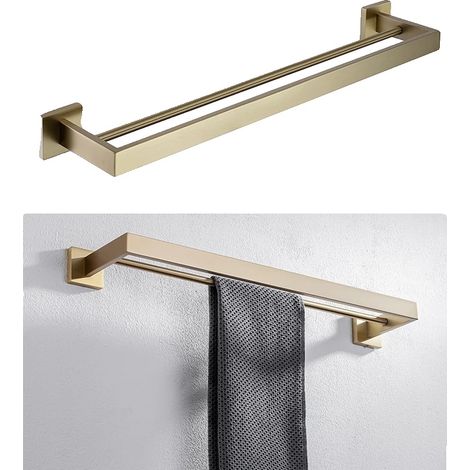 Toallero, material de acero, ancho 50 cm (1/2)