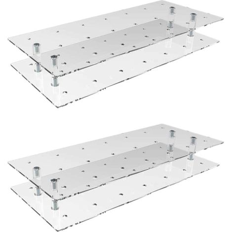 2 présentoirs à sucettes à 21 trous en acrylique transparent pour mariages, fêtes prénatales, anniversaires – décoration pour confiseries – JBMEDIA (1/4)