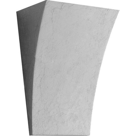 Fan Europe Alma - Lámpara colgante de pared de yeso para pintar Hoja de plata, G9