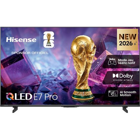 TV Hisense 50E79S Pro QLED 50" 4K Smart 144 Hz Dolby Atmos
