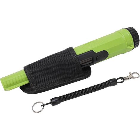 Handlicher, wasserdichter Metalldetektor mit Pinpointer-Sonde und hoher Genauigkeit für den Innen- und Außenbereich (grün)