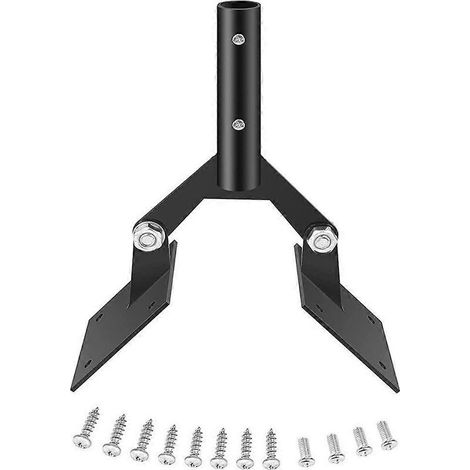 Support de girouette de toit réglable pour girouette de jardin, station météo extérieure, poteau de fixation pour arroseur de toit d'urgence (1/5)