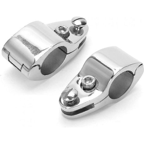 Colliers de serrage pour tuyaux flexibles en acier inoxydable 316 marin, composants de fixation de charnières de pont de bateau, rails coulissants (22 mm) (1/5)
