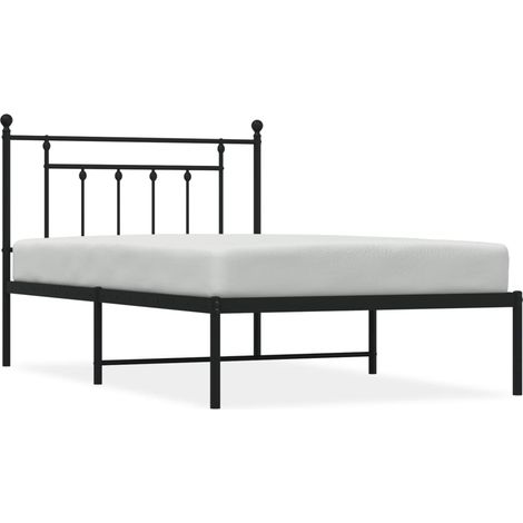 Maison Exclusive - Estructura cama sin colchón con cabecero metal (1/5)