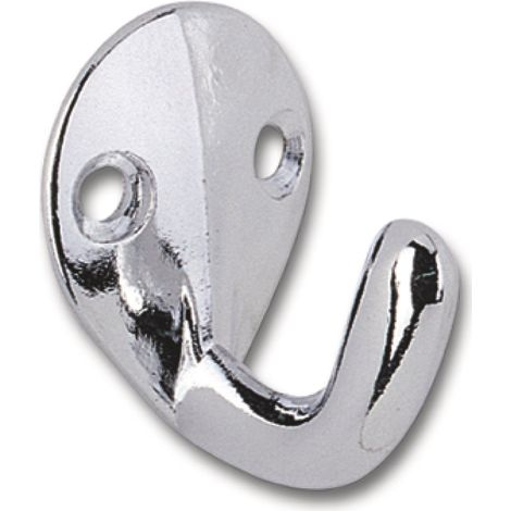 Mantelhaken Epsilon Breite 27 mm, Höhe 37 mm, ZN verchromt poliert (1/2)
