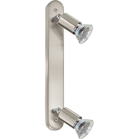 Barretta a 2 punti luce Mini-led Eglo - Larghezza 50 mm - Lunghezza 295 mm