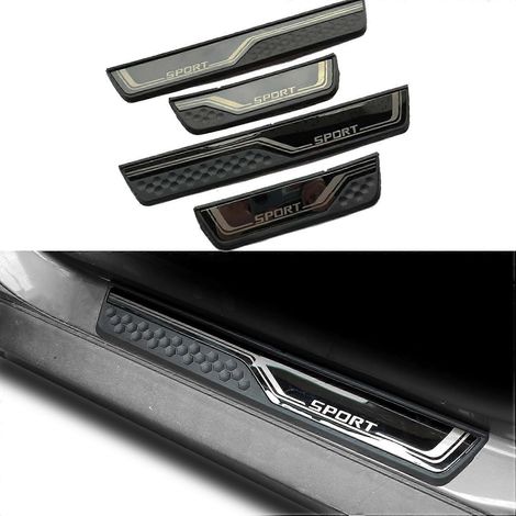 Accessoires automobiles : Plaque de seuil de porte pour Honda CRV CR-V, bande de protection de seuil de porte 2017-2025( ) (1/5)