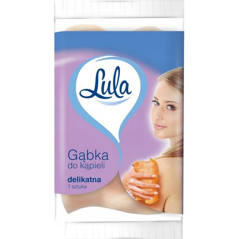 Bade- und Massageschwamm, doppelseitig, weich, abziehbar, farbenfroh, 1 Stück. (1/2)