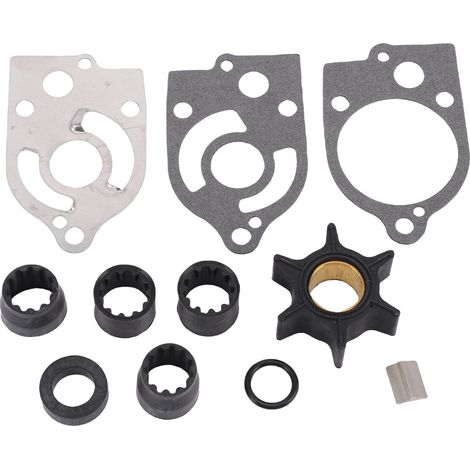 Kit di riparazione pompa acqua 89983Q1 per motori fuoribordo da 30-70 CV, con girante in gomma rinforzata e boccola in ottone. (1/5)