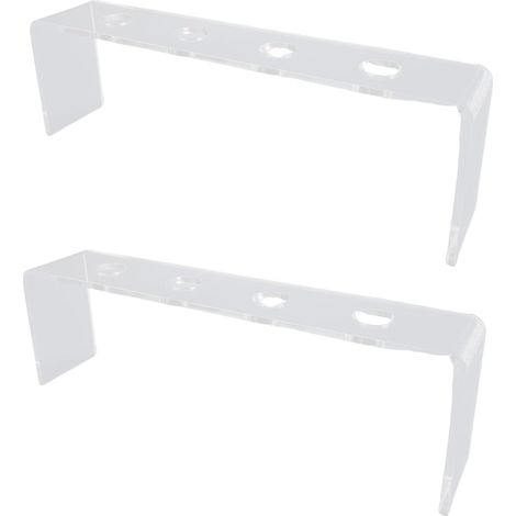 2 pièces présentoir de Bouchon de Bouteille de vin en Acrylique Transparent 4 Fentes Support de Bouchon de vin intégré pour Les présentoirs de Bar de comptoir (1/5)