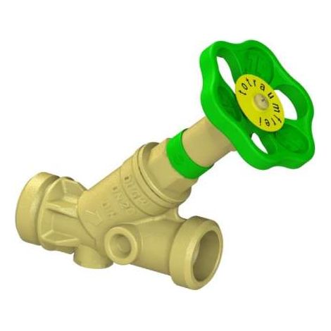 Schlösser KFR Ventil 1"AG DN20 Schrägsitzventil MULTI o. Entleerung nichtsteigende Spindel DVGW (1/2)