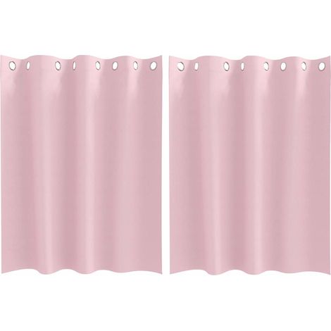 Maison Exclusive - Verdunkelungs-Vorhänge mit Ringen 2 pcs Babyro