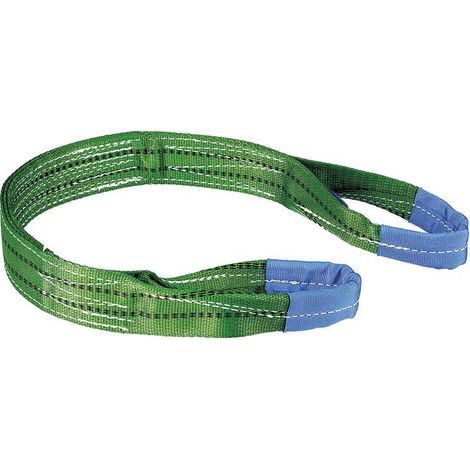 Elingues plates en polyester pour levage de 5 tonnes 2 m Fervi 5/2000